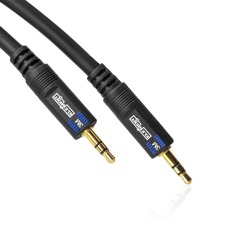 Element-Hz 3.5mm Mini Stereo to 3.5 Mini Stereo Cable (3