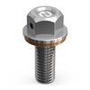 NICECNC M8X1.25 Sliver Magnetic Oil Drain Plug Bolt Compatible with