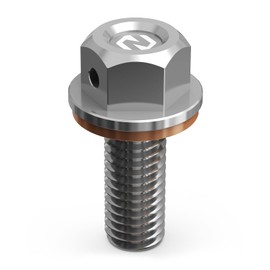 NICECNC M8X1.25 Sliver Magnetic Oil Drain Plug Bolt Compatible with Honda CRF250R 2004-2016 CRF250X 2004-2017 CRF450R 2009-2016 Compatible with Suzuki RMZ250 2013-2016 RMZ450 2008-2016 See Fitment