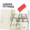 iplusmile Ladder Cover End Cap Covers Red Aluminum Ladder Pad