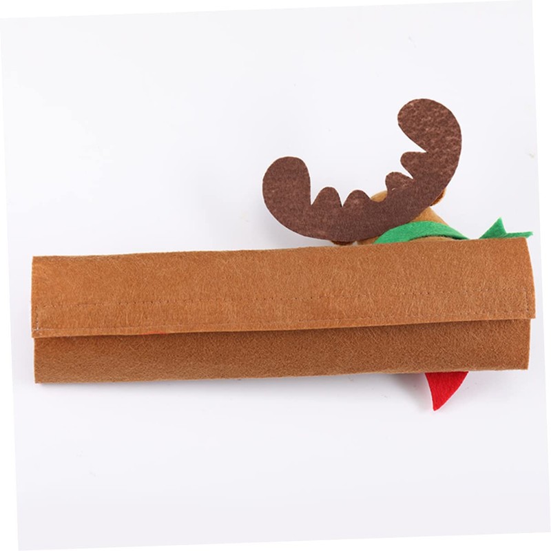 Gadpiparty 3-Piece Christmas Themed Refrigerator Handle Covers Fabric Door Handle