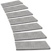 PURE ERA Bullnose Carpet Stair Treads Set Tape Free Non-Slip