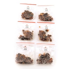 DHYANA - Frankincense Resin - Myrrh - 6 Bags of Approx. 16 gr - Natural Incense for Cleaning - Origin India - Total 100 g