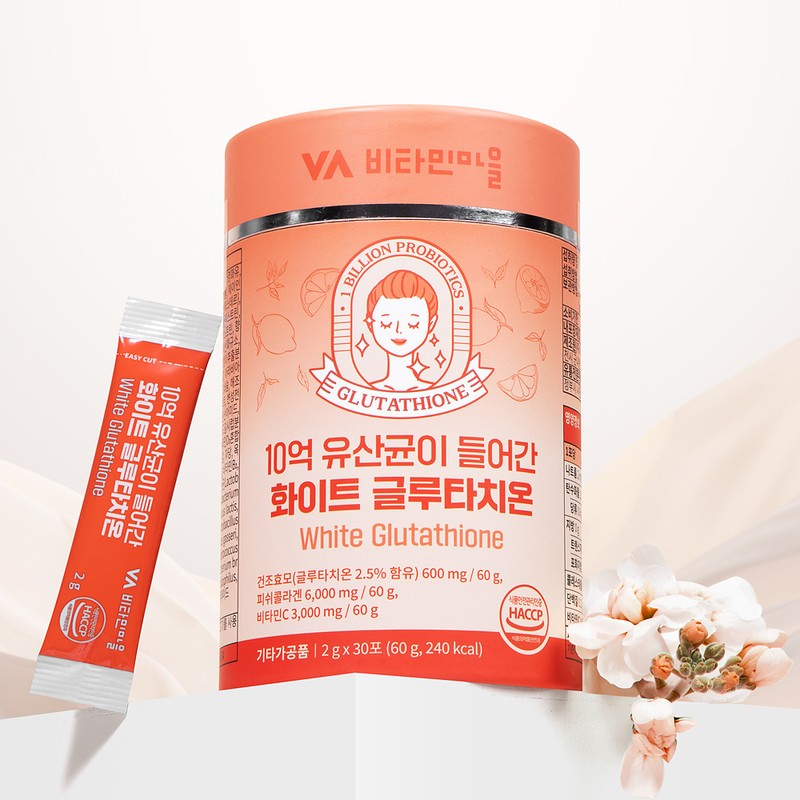 Vitamin Village White Glutathione with 1 billion lactic acid bacteria