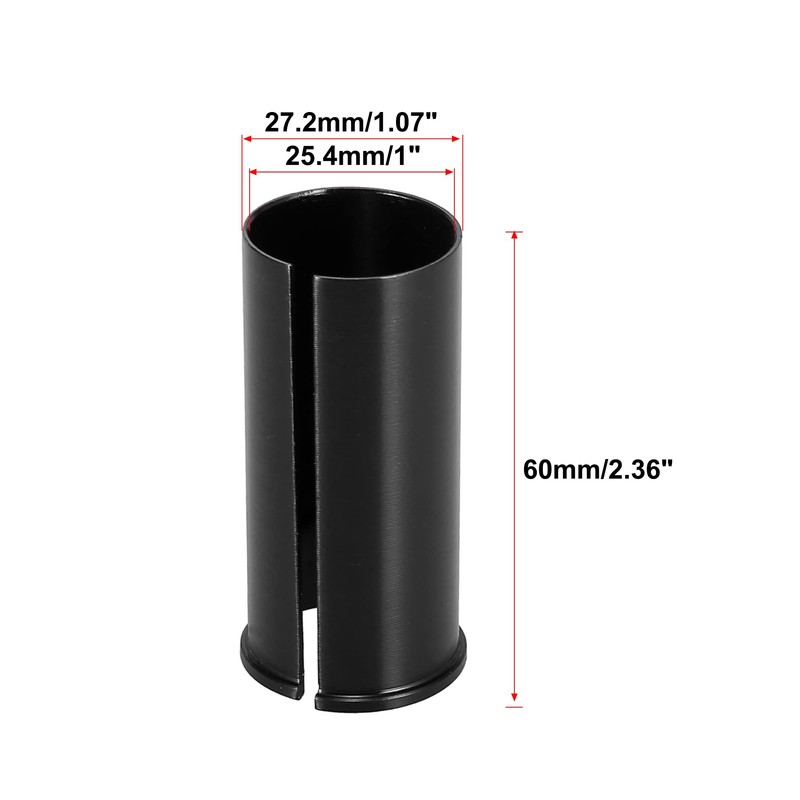 X AUTOHAUX 25.4 to 27.2mm Bicycle Bike Seat Post Tube
