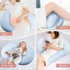 U-shaped pregnancy pillow, removable, washable nursing pillow, multifunctional waist support,