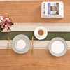 Aisybaklyn Table Runner Green Autumn Decoration Wedding Decoration Rustic Boho