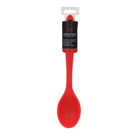 Chef Craft Premium Silicone Basting Spoon, 11 inch, Red