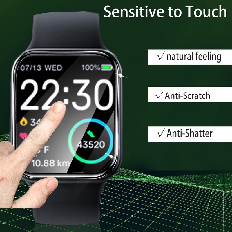Blueshaweu Screen Protector Compatible with Parsonver Smartwatch 1.32 Inch SPROD1,