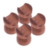 4PCS HiFi Speaker Cable Wire Bracket Wooden Shockproof Insulation HiFi