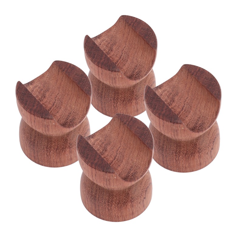 4PCS HiFi Speaker Cable Wire Bracket Wooden Shockproof Insulation HiFi