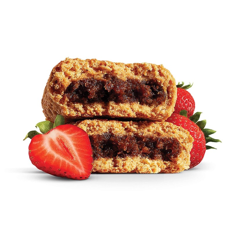 Nature’s Bakery Whole Wheat Fig Bars, Strawberry, Real Fruit, Vegan,