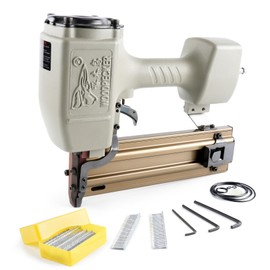 Woodpecker ST64 14 Gauge 3/4" to 2-1/2" Pneumatic Concrete T Nailer Gun with 400pcs Concrete T Nails, Air Power Heavy Duty Concrete Nail Gun Brad Nailer Finish Nailer for Woodworking