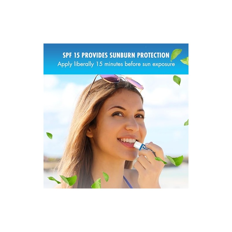 Mentholatum Natural Ice Lip Balm Original SPF 15 1 Each