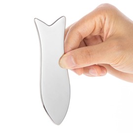Lucklybestseller 304 Stainless Steel Gua Sha Muscle Scraper Tool, Body Back Manual Massager Scraping Tool, Fascia Scraper, Facial Skin Care Kits