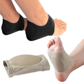 MEDIZED® Plantar Fasciitis Therapy Wrap Heel Foot Pain Arch Support Ankle Brace Insole Orthotic (Universal Size)