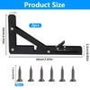 Pack of 2 Folding Console Heavy Duty Hinges Foldable 200