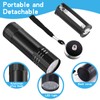 Riakrum 12 Pcs UV Blacklight Flashlights LED Handheld Mini Light