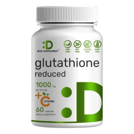 Glutatión Reducido 1000 Mg - 60 Cápsulas Antioxidante Eg G32 Sabor ND