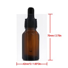 200Pcs Heat Shrink Wrap Film for 10ml Glass Bottles, Clear Shrink Wrap/Shrink Wrap Film (For 10ml Glass Bottle)
