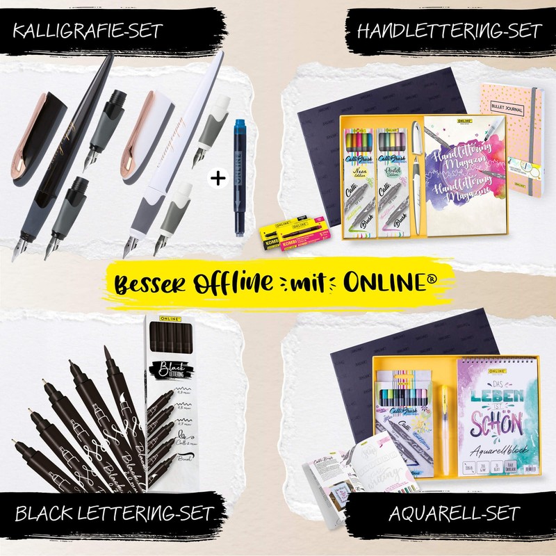 Online Calligraphy Set, Best Writer Gift Set, Calligraphy Pen, Writing