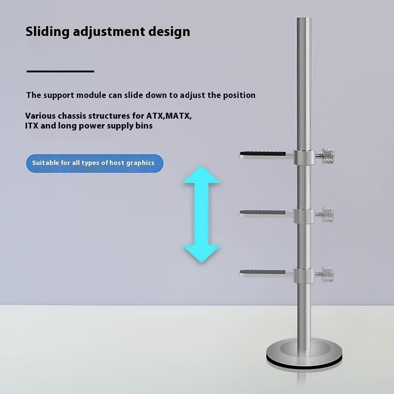 GPU Support Bracket: Adjustable Aluminum Anti Sag GPU Bracket Video