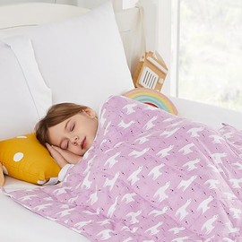 HOSUKKO Weighted Blanket - 10 lbs Purple Alpaca Heavy Blanket - Breathable Blanket(50 * 60 inches, 10 lbs)