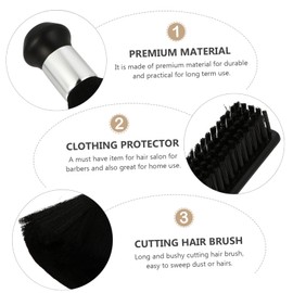 FRCOLOR 6pcs Hair Brush Neck Duster for Hair Cutting Cleaning Essential Barber Supplies for Home