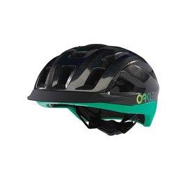 Oakley Unisex Aro3 All Road Bike Helmet, Gloss Black Galaxy/Celeste Factory Pilot, Medium