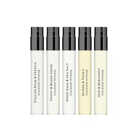 In1mart Set Cologne 5 Sample vials 1.5ml/0.05 fl.oz Wood Sage & Sea Salt, English Pear & Freesia, Peony & Blush Suede, Wild Bluebell, Nectarine Blossom & Honey