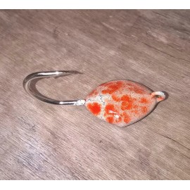 T&A Jigs 5PK TOG BLACKFISH CRACKED ORANGE SHERBET SHEEPHEAD Ocean  Sweeper JIGS Tautog  - 1oz