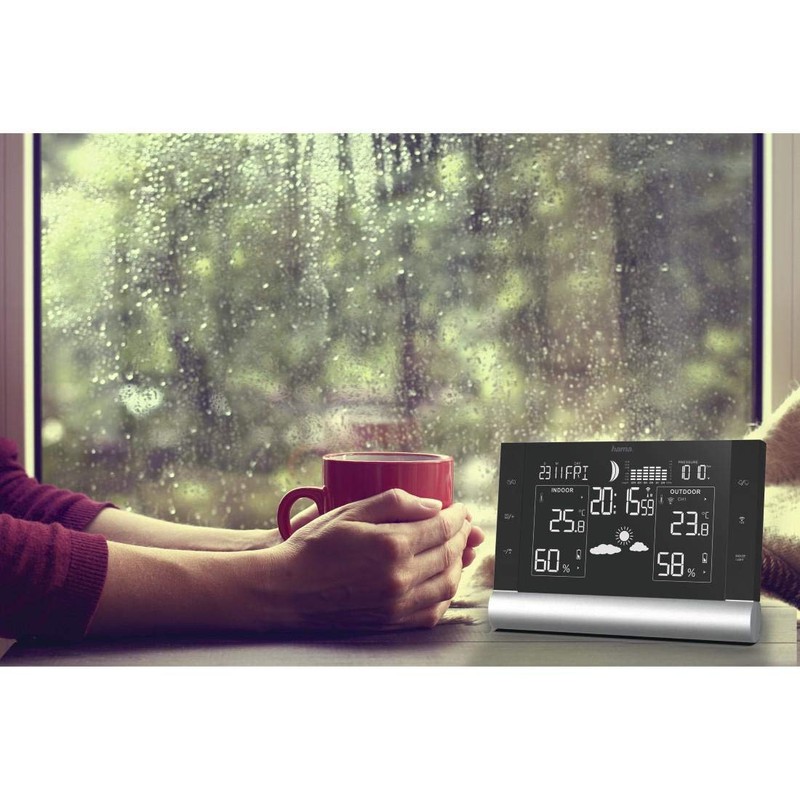 Wireless Hama weather station with outdoor sensor
