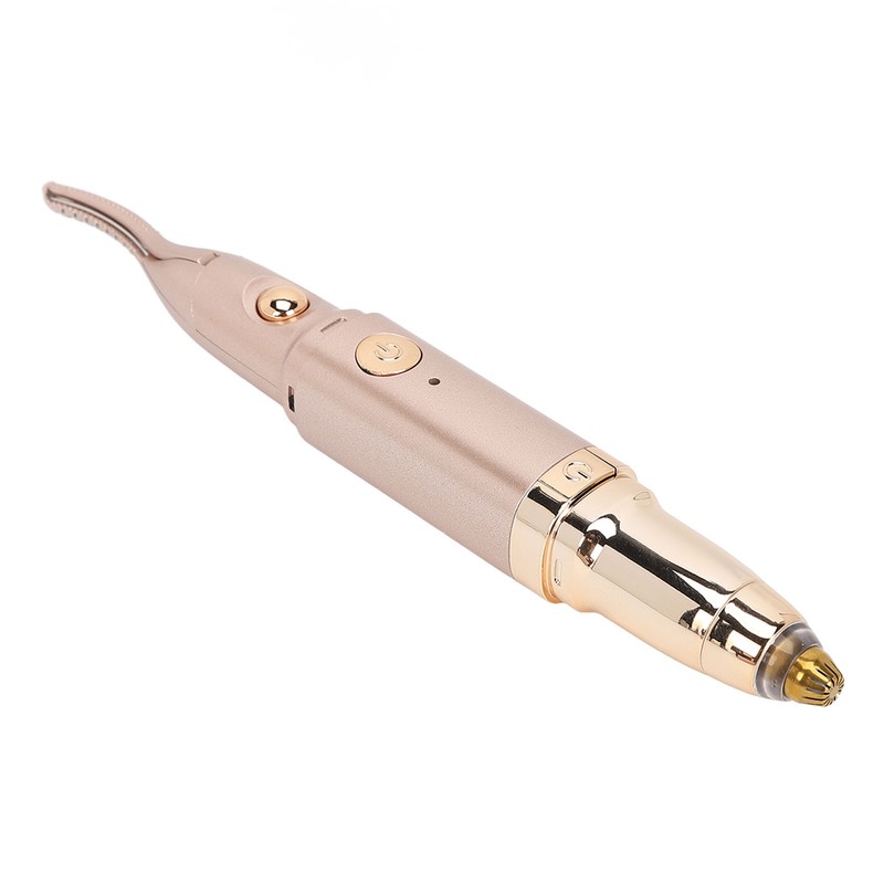 2 in 1 Heated Eyelash Curler Eyebrow Hair Remover Double