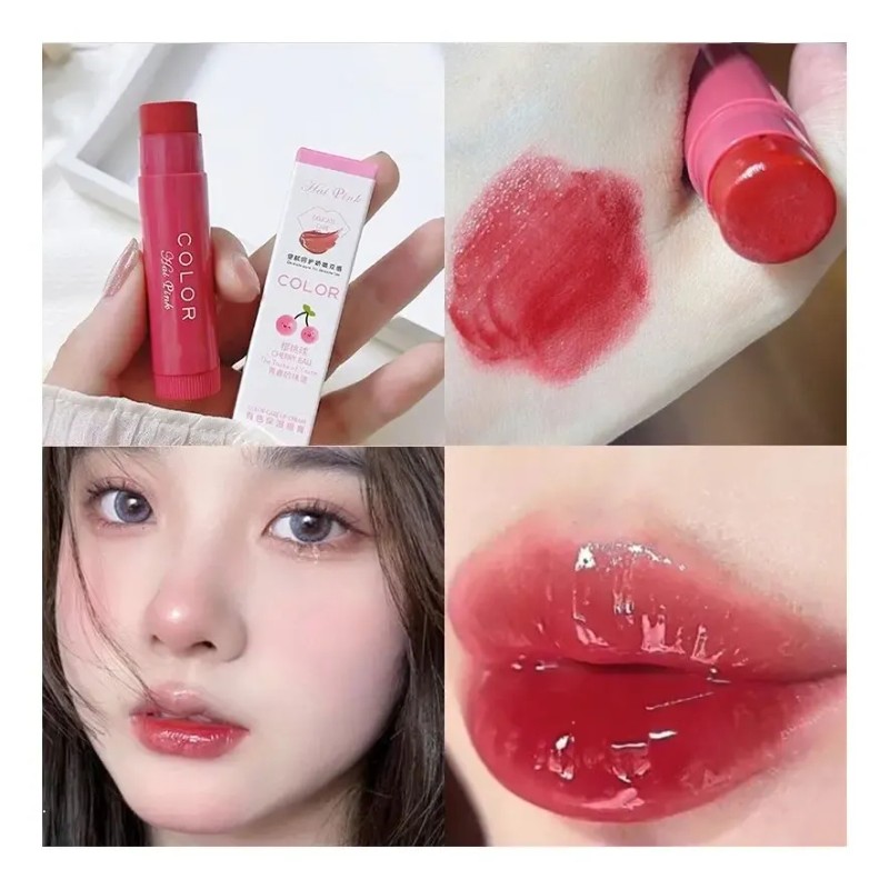 Kit De 3 Brillos Labiales En Barra Hidratantes Con Color