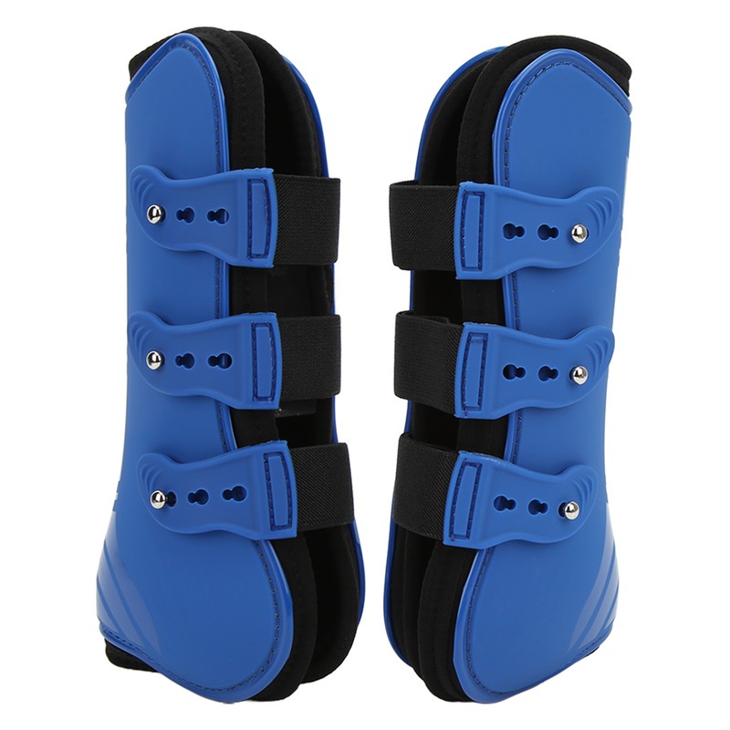 2pcs Horse Front Leg Boots PU Shell Horse Tendon Boots