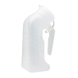 Medegen Medical Male Urinal 1 Quart / 946 mL With Cover (TWO PACK)