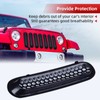 AggAuto Grille Inserts Compatible With Jeep Wrangler JK JKU 2007