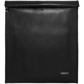 Hodufy Faraday Bag for Laptops (20 x 15 inches), Faraday Cage, Faraday Bags for Phones & Key Fobs, Fireproof & Water Resistant Bag, Anti-Theft Pouch, Anti-Hacking Case Blocker(Black)