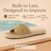 CUSHIONAIRE Avocado Women’s Espadrille Slide Sandal – Suede Cutout Upper