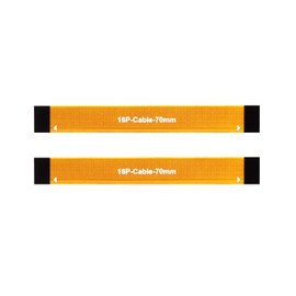 Waveshare PCIe Flexible Cable 70mm(2PCS) For Raspberry Pi 5, Suitable for Various Raspberry Pi 5 PCIe HATs