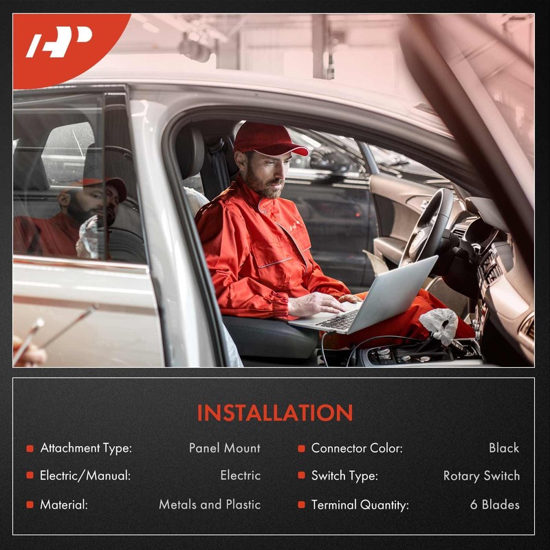 A-Premium Headlight Switch - Instrument Panel Headlamp Dimmer Switch Compatible
