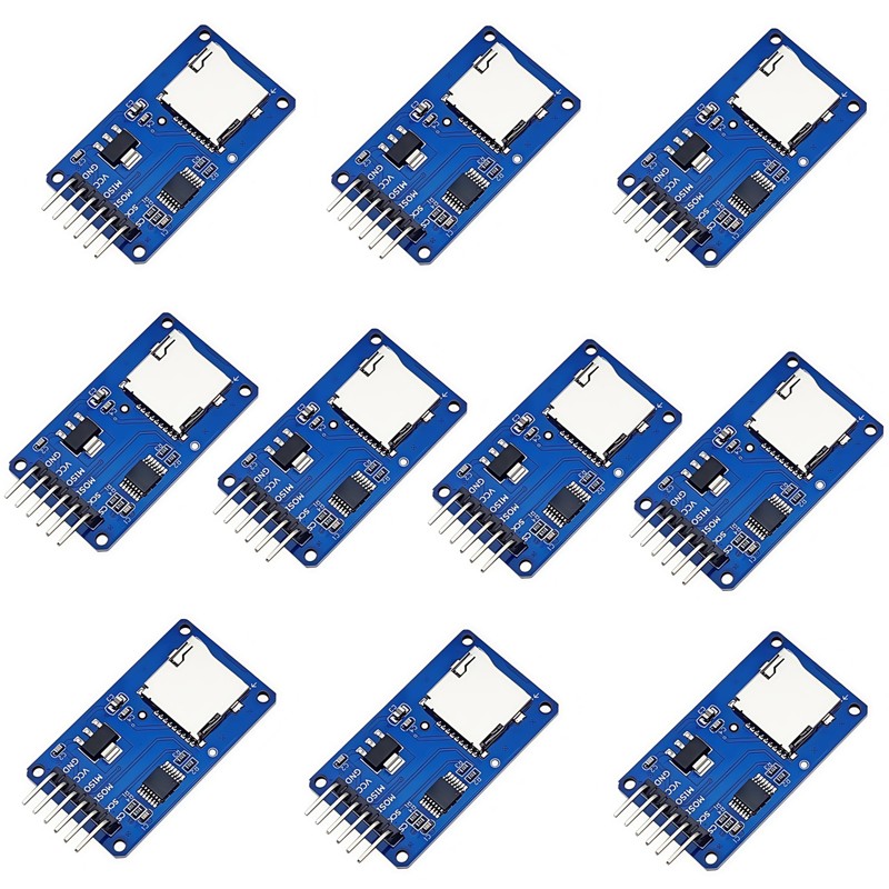10 unidades adaptador de tarjeta Micro SD TF lector y
