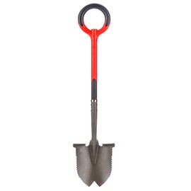 Radius Garden Radius Garden 22211, Root Slayer Round Head Shovel, Red