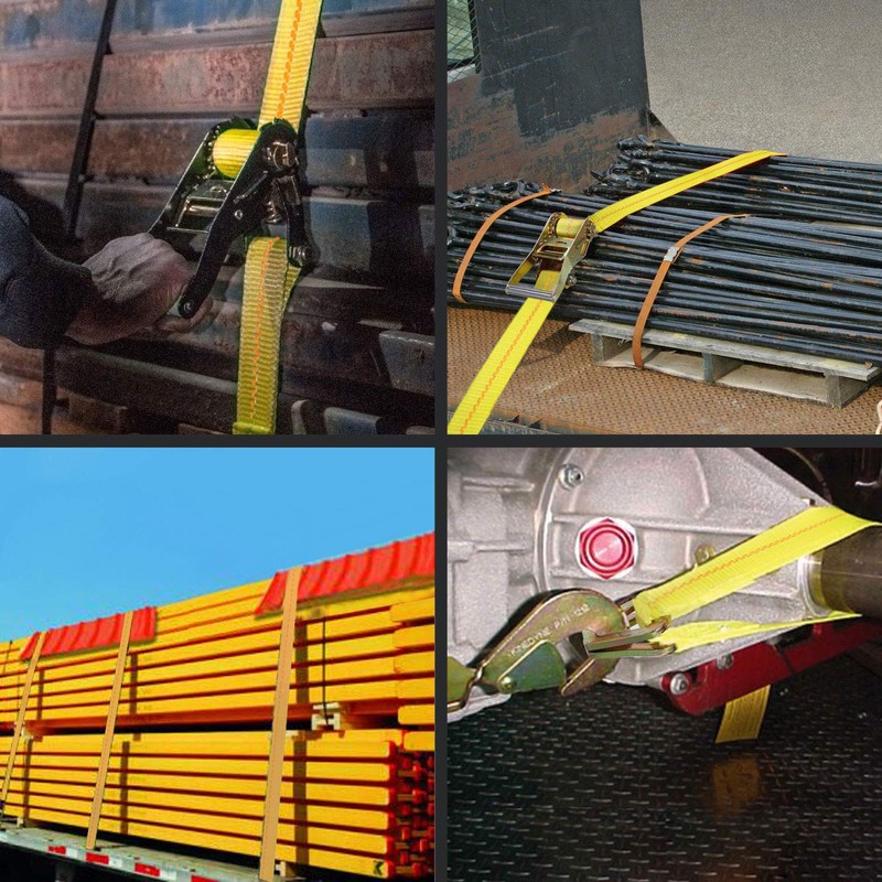 Trekassy Car Tie Down Straps for Trailers, 2 Inch x