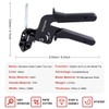 Delgada Metal Cable Tie Gun, Heavy Duty Stainless Steel Zip