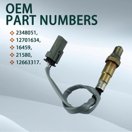 ChawYI 12701634 Sensor de O2 de oxígeno aguas abajo o aguas arriba compatible con Chevy Cruze Spark Trax 1.4L Equinox Malibu Volt 1.5L, Buick Encore 1.4L, GMC Terrain 1.5L 2016-2024, reemplazar #