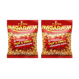 Nagaraya Crunchy Cracker Nuts 2 Pack (Hot & Spicy)