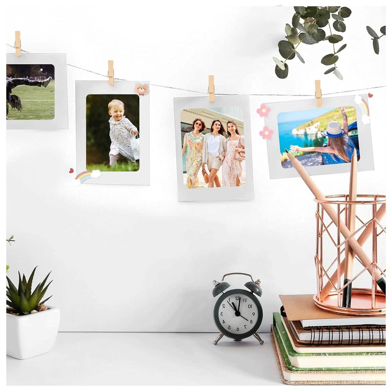 TRLREQ 20 Pack Photo Hanging String & Pegs Kit |