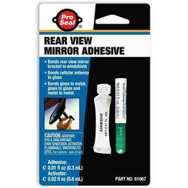 Pro Seal Rearview Mirror Glue Kit Adhesive Professional Strength Permanent Made in USA