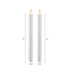 CozierGlow Flameless Taper Candles Flickering with Remote and Timer, 3D